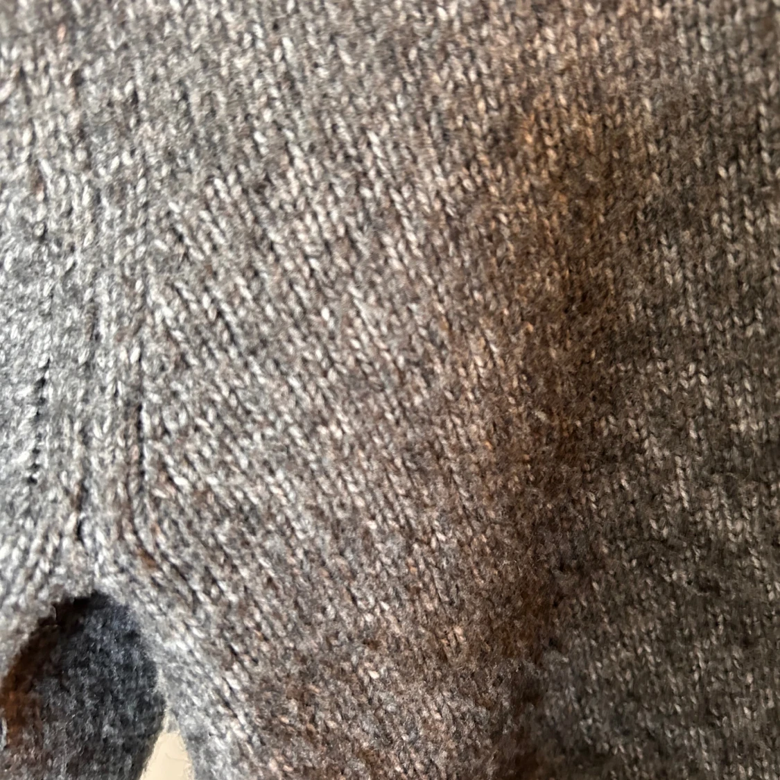 Grå stickad tröja Zara - 90