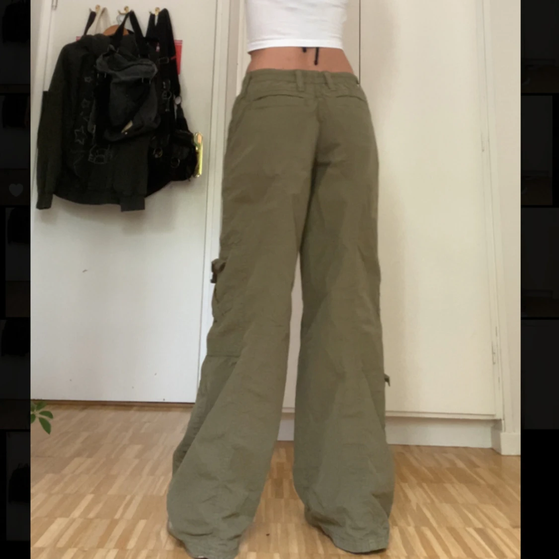 Lågmidjade cargobyxor - 90