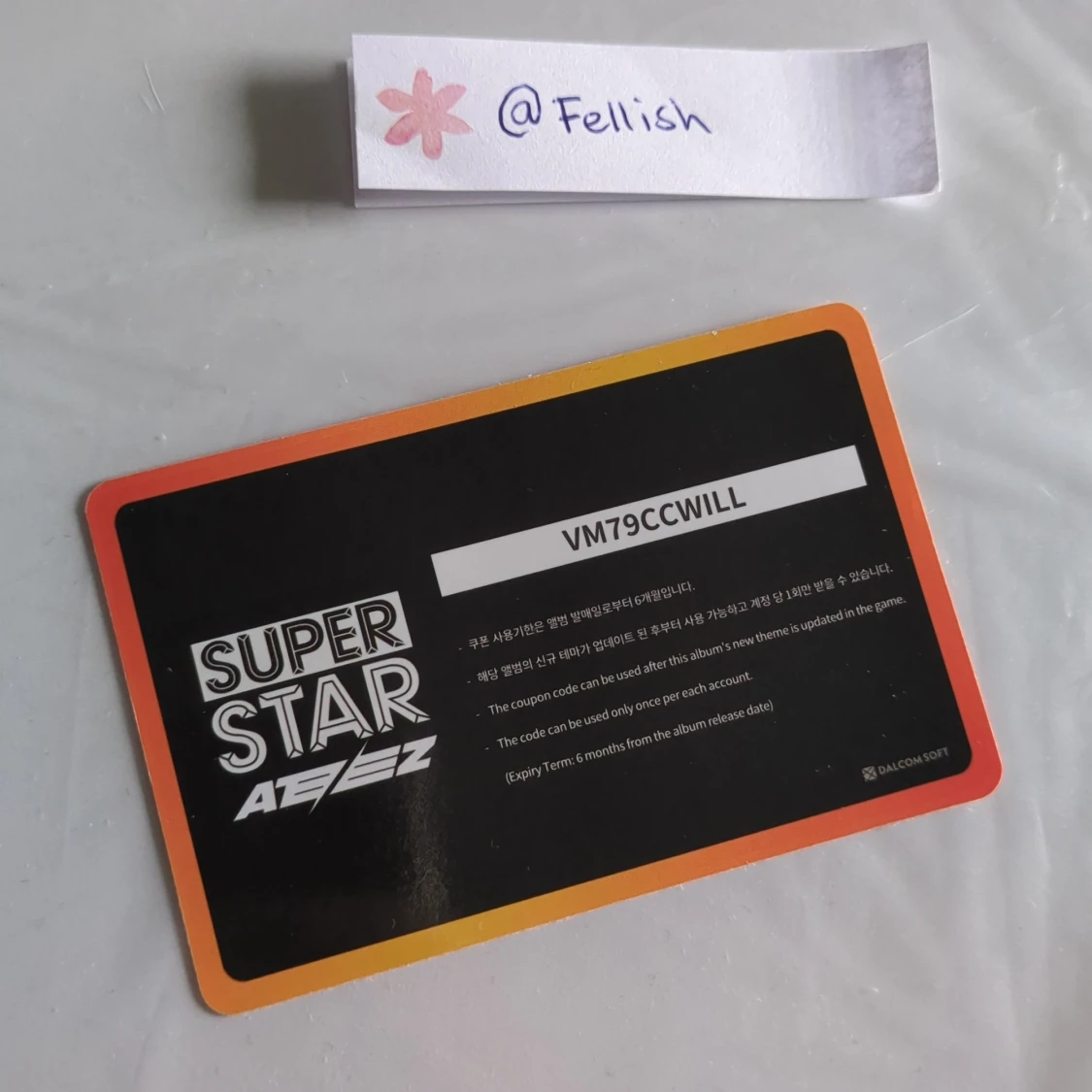 Ateez superstar pc - 90