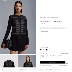 Vill byta min till en storlek S - Vill gärna byta min Moncler cardigan jacka i den här modellen den är i XS skulle vilja byta mot en S skrev till mig om ni vill byta i samma model’ 