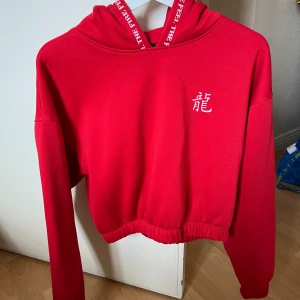 Röd magtröja  - Magtröja från New Yorker, använd 4 gånger. Syns inte att den är använd, den är lite kort och kan sitta åt vid magen.