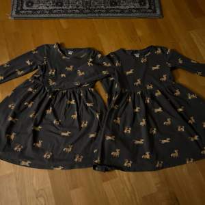 2 of the same girl dresses for little girls (price is 50kr/dress)