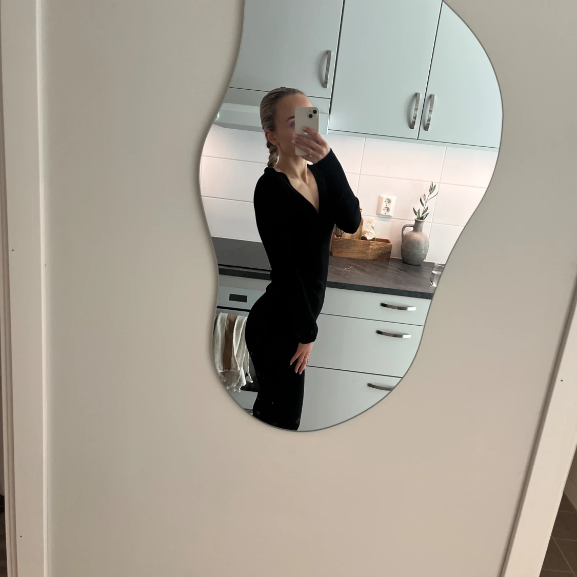 Stickad klänning - 90