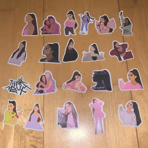 Ariana Grande klistermärken  - Jättefina Ariana Grande klistermärken! 21 st🫶🏻 Alla för 15 eller 1 kr/st❤️🫶🏻 jag kan erbjuda frakt för 15 kr men då går den inte att spåra💋❤️