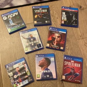 Ps4 spel - Jag behöver inte dessa eftersom jag har skaffat PS5, och vill sälja. Skriv om ni vill köpa separata spel