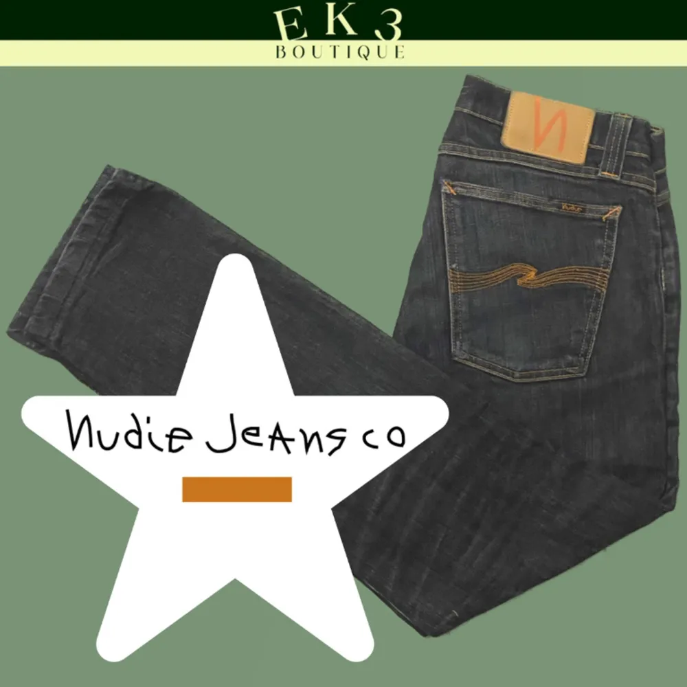 Soft slimfit nudie jeans i modellen ”Super Slim Kim” Midje storlek: 31 Längd: 34  Mått och fler bilder skickas vid intresse. Jeans & Byxor.