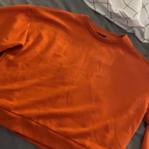 En orange tröja i ett jätte bra skick inga skador❤️aldrig använt Kan diskutera pris  Liten i storleken 