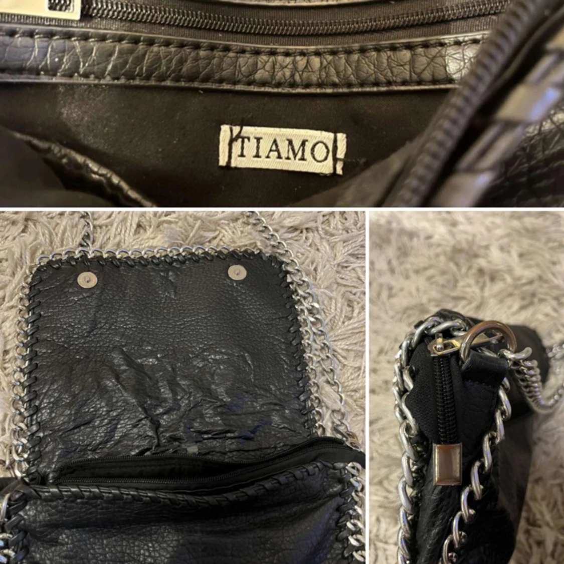 Tiamo handväska svart. - 91
