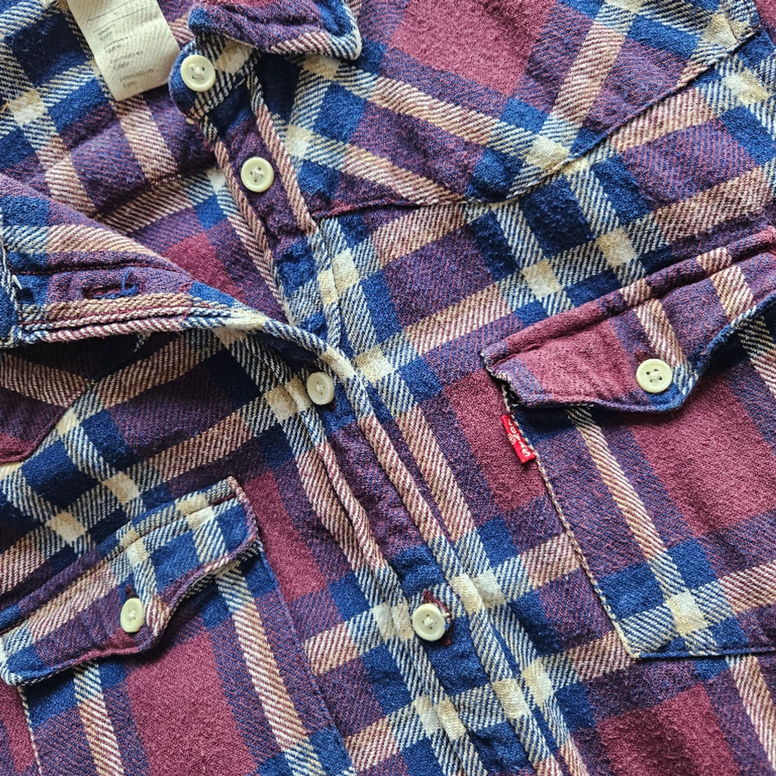 Rutig Levi's skjorta - 90