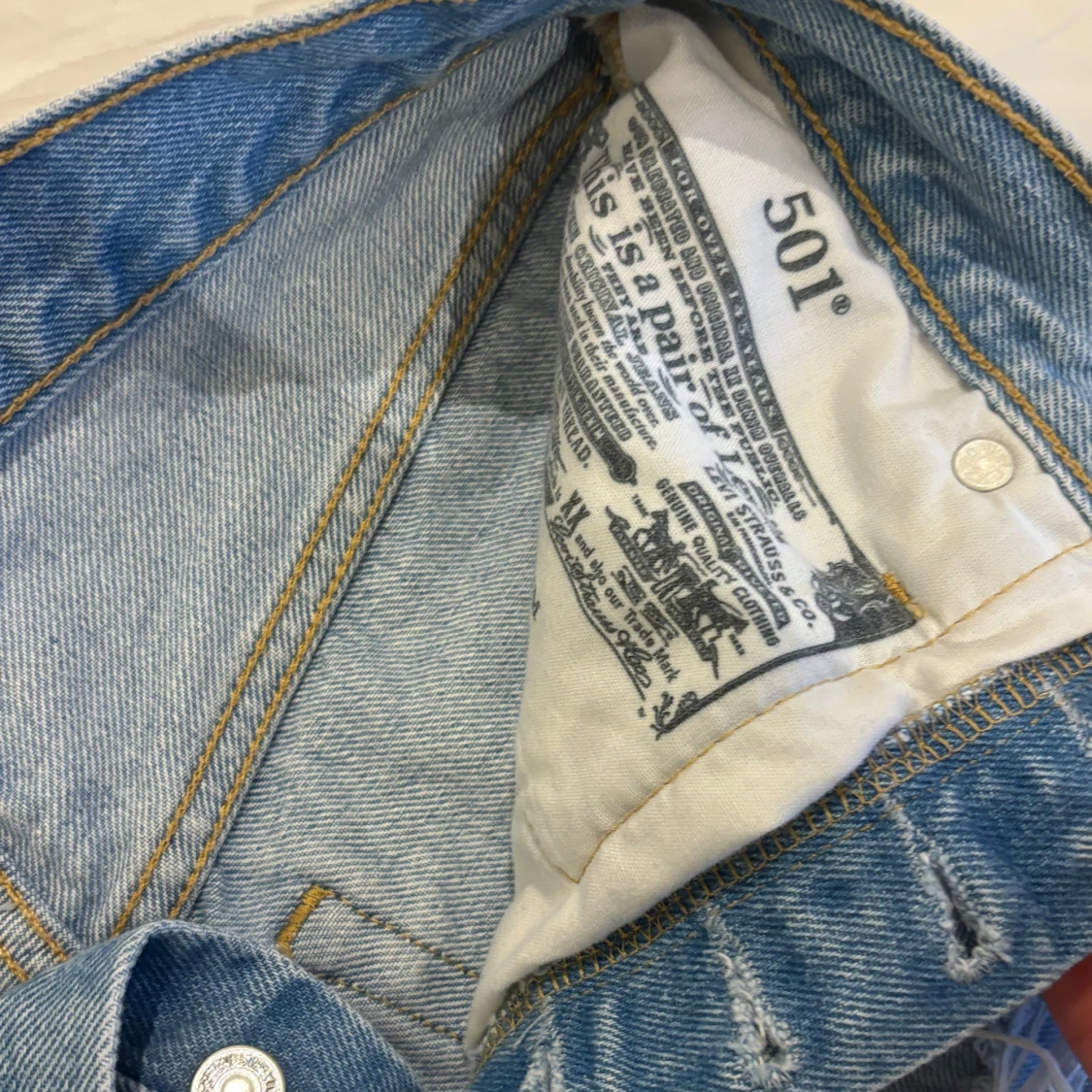 Blå Levisshorts  - 91