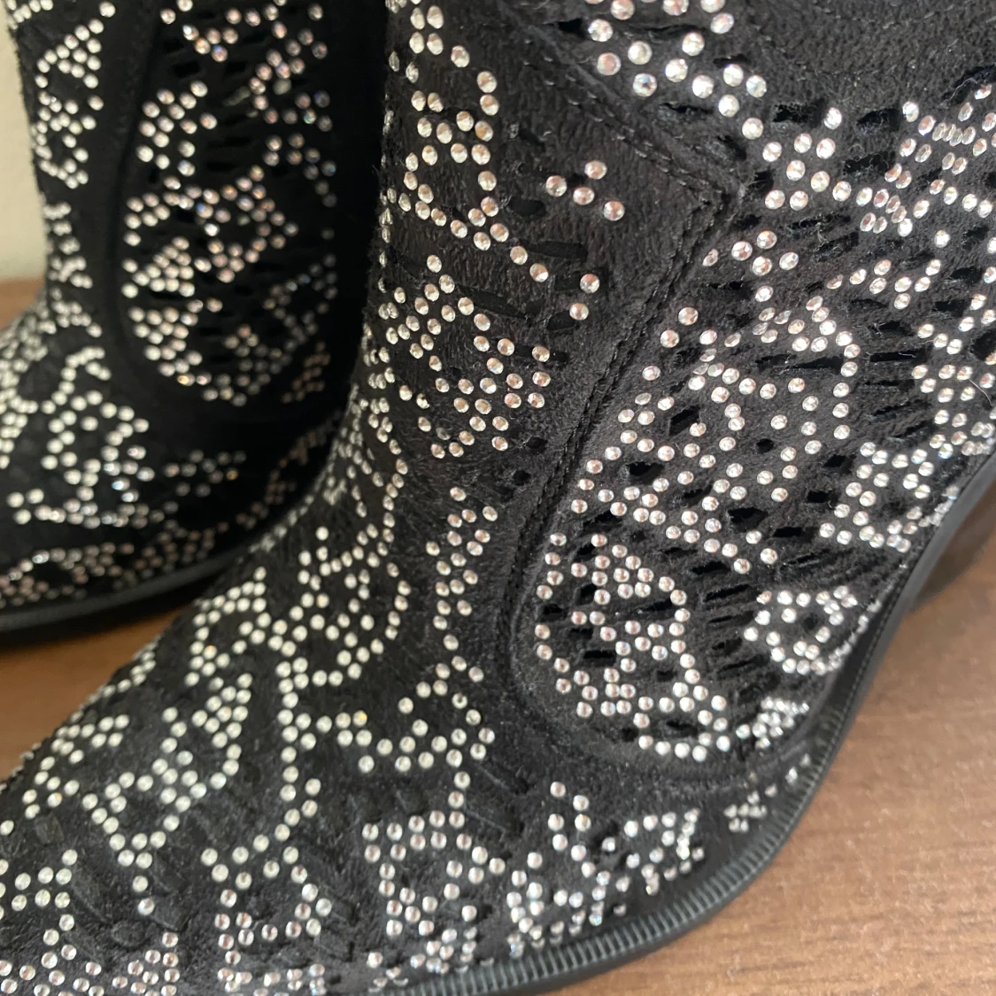 Rhinestone Boots - 90