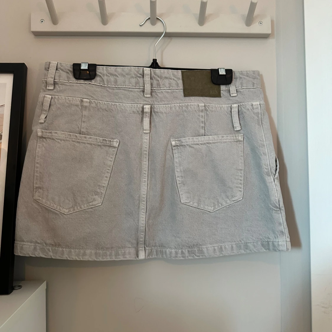 Grå jeans kjol - 91