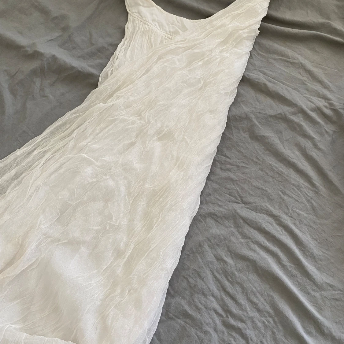 Vit söt klänning - 91