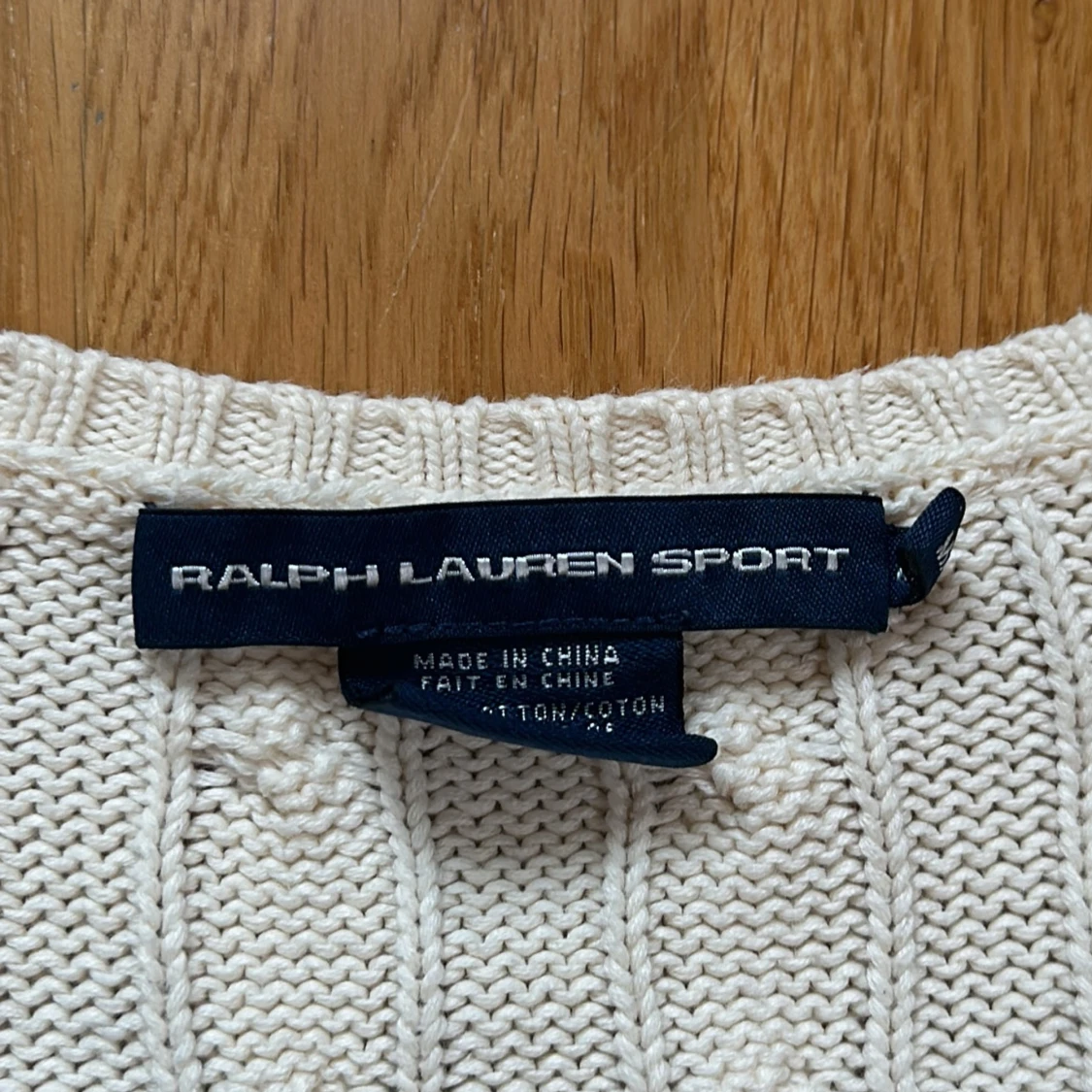 Beige tröja från Ralph Lauren  - 91