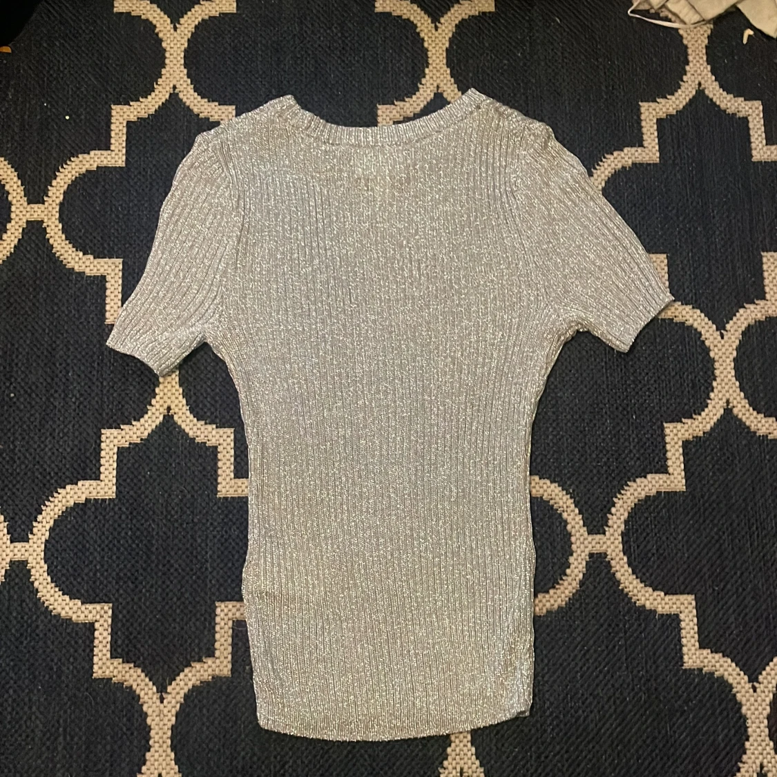 Silvrig t-shirt - 90