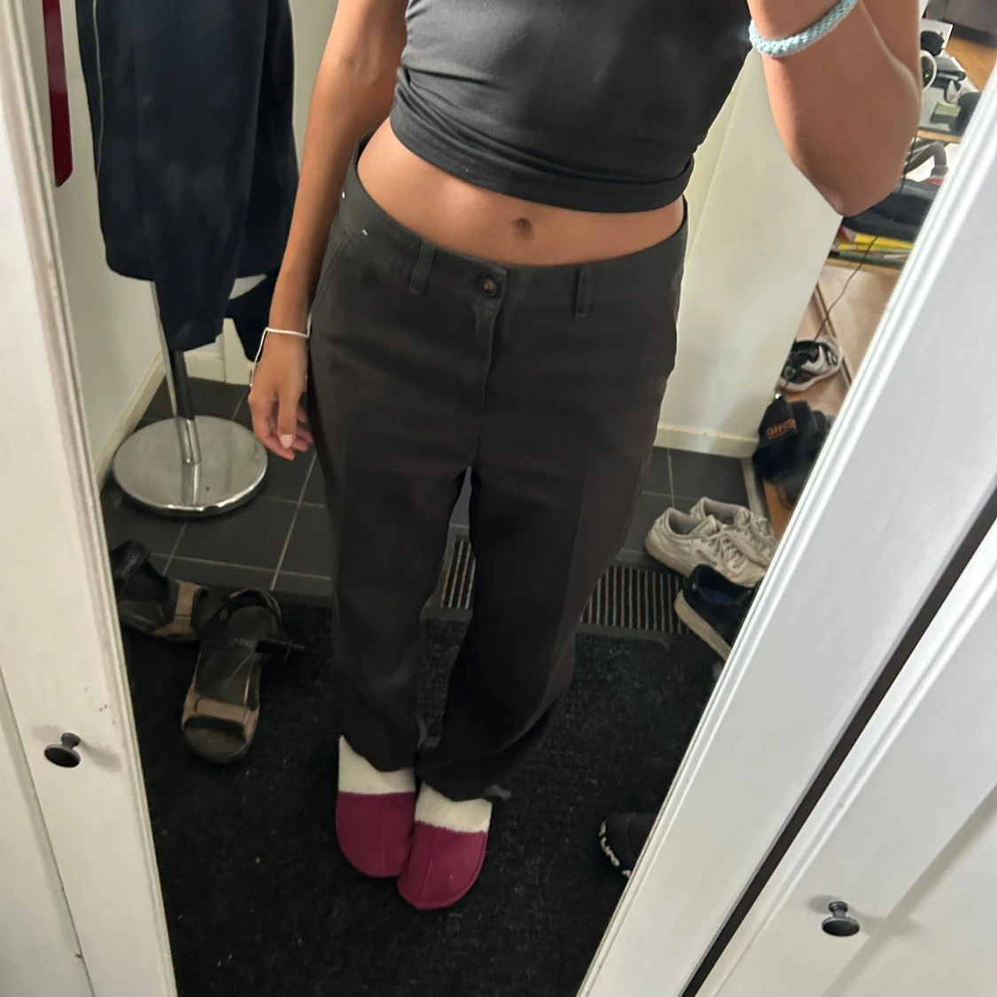 Raka svarta byxor  - 91