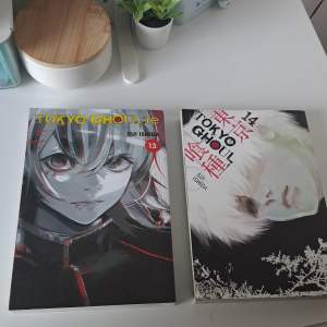 Tokyo ghoul manga vol 14🌷 Tokyo ghoul: RE manga vol 13🫶🏻 Säljer för 100kr styck eller 150 kr för båda🌷🩷