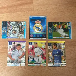 Sällsynta Real Madrid fotbollskort från 13/14 säsongen 