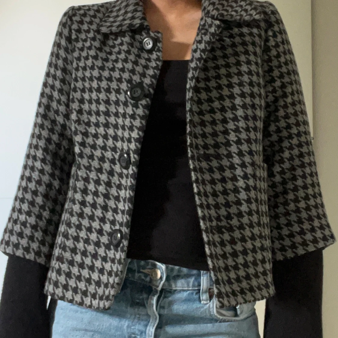 Tre kvarts ärmad kappa - 90