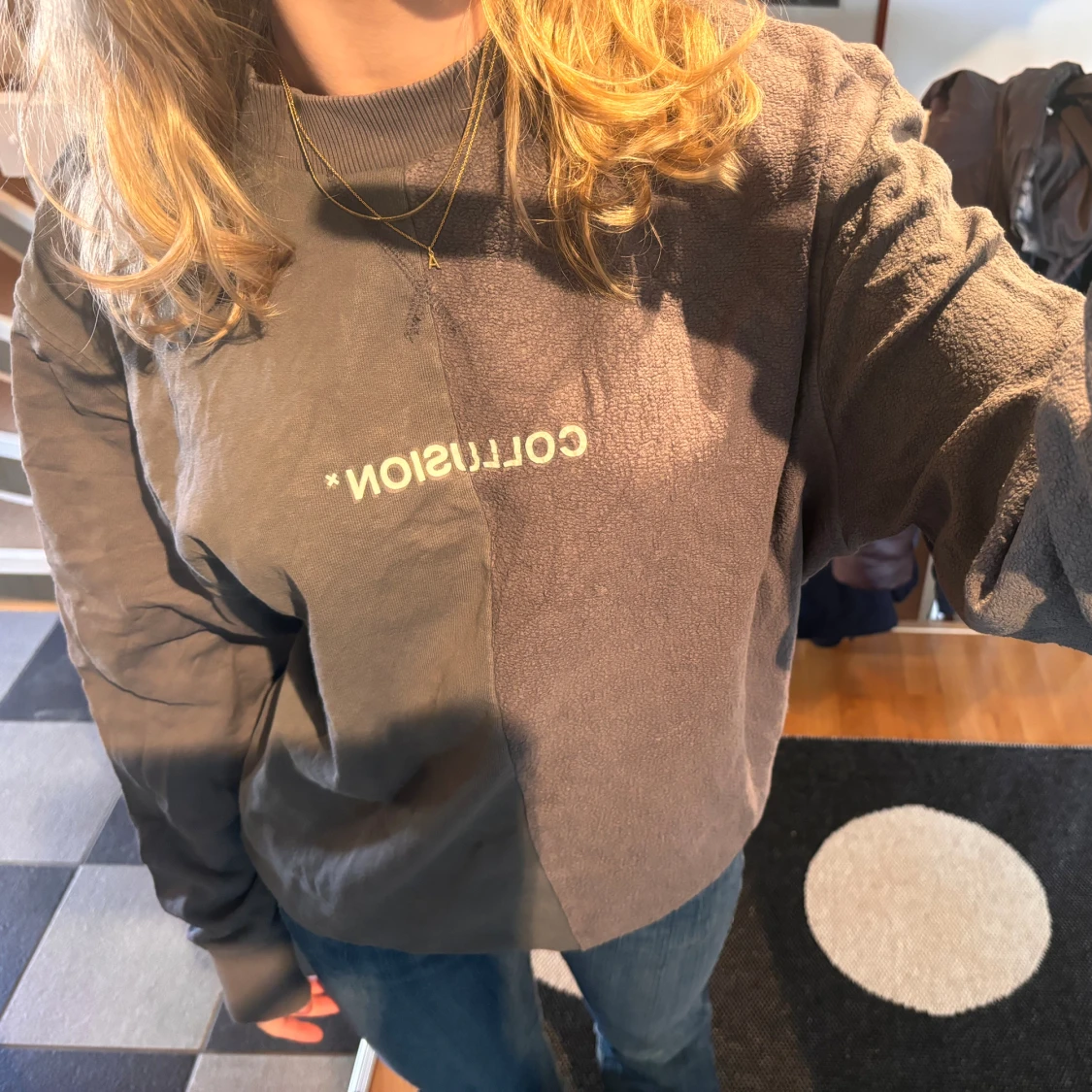 Grå sweatshirt  - 90