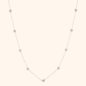 Edblad halsband - Halsband med stjärnor, använd en gång!! Jättefint skick!! 