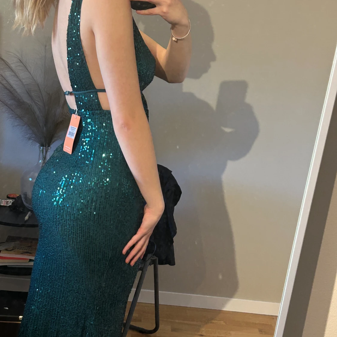 Grön balklänning - 92