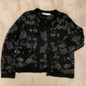 Glittrig zara kofta - Glittrig zara kofta i stl M, fint skick💕