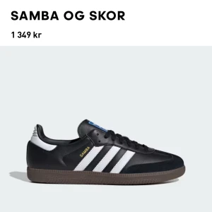 Adidas Samba  - Jag funderar på att sälja mina Adidas Sambas. Dom är använda 2 ggr och är i utmärkt skick 