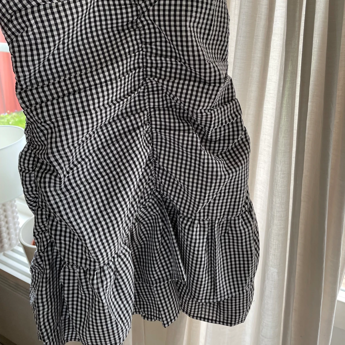 Rutig klänning  - 92