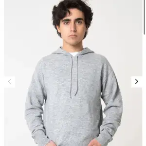 Helt ny, bara provat cashmire hoodie i färgen grå
