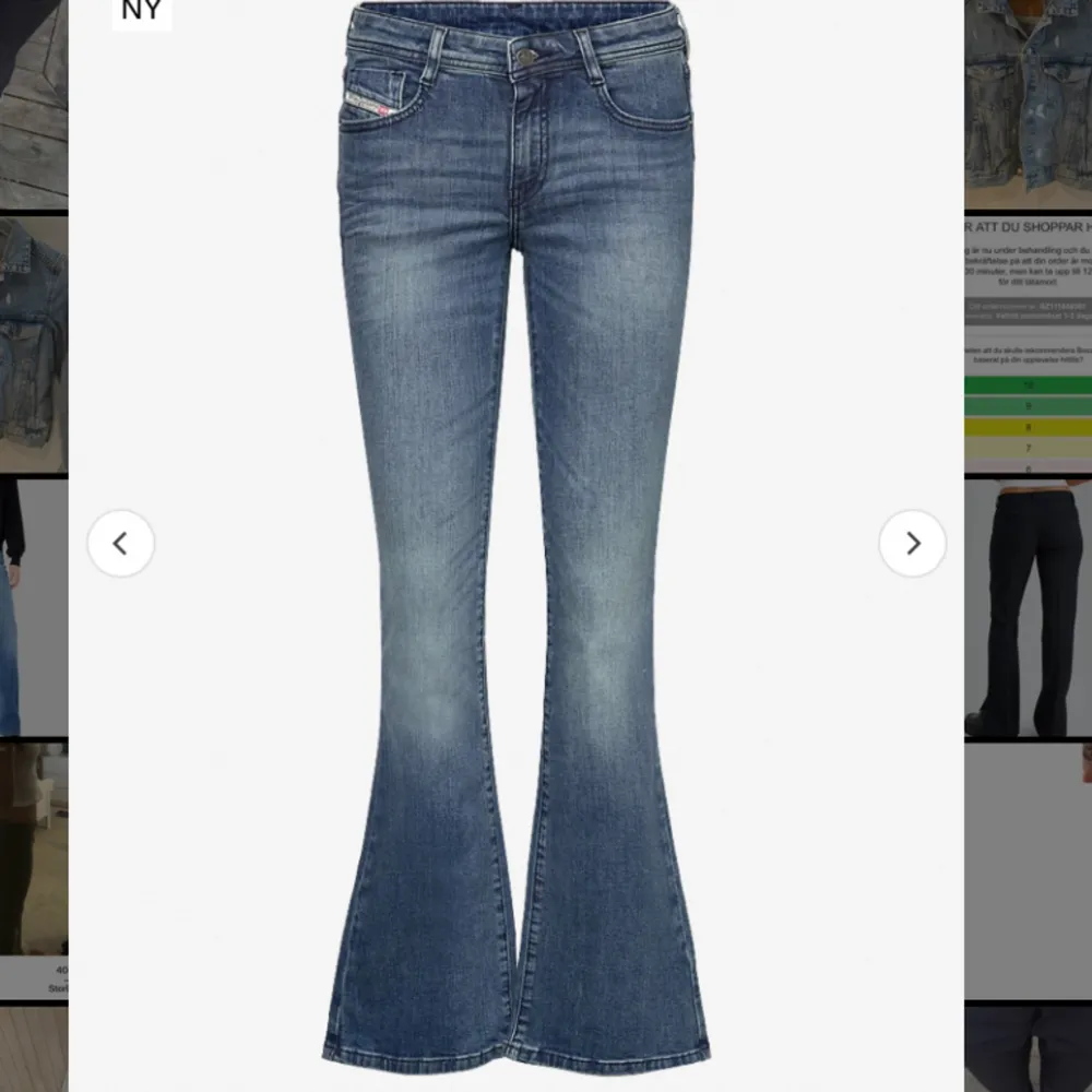 Säljer mina diesel jeans då dom inte passade. Dom är helt oanvända med prislapp kvar❣️nypris: 1500. köparen står för frakt . Jeans & Byxor.