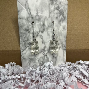 Genomskinlig Björn örhängen  - Genomskinlig Björn örhängen 