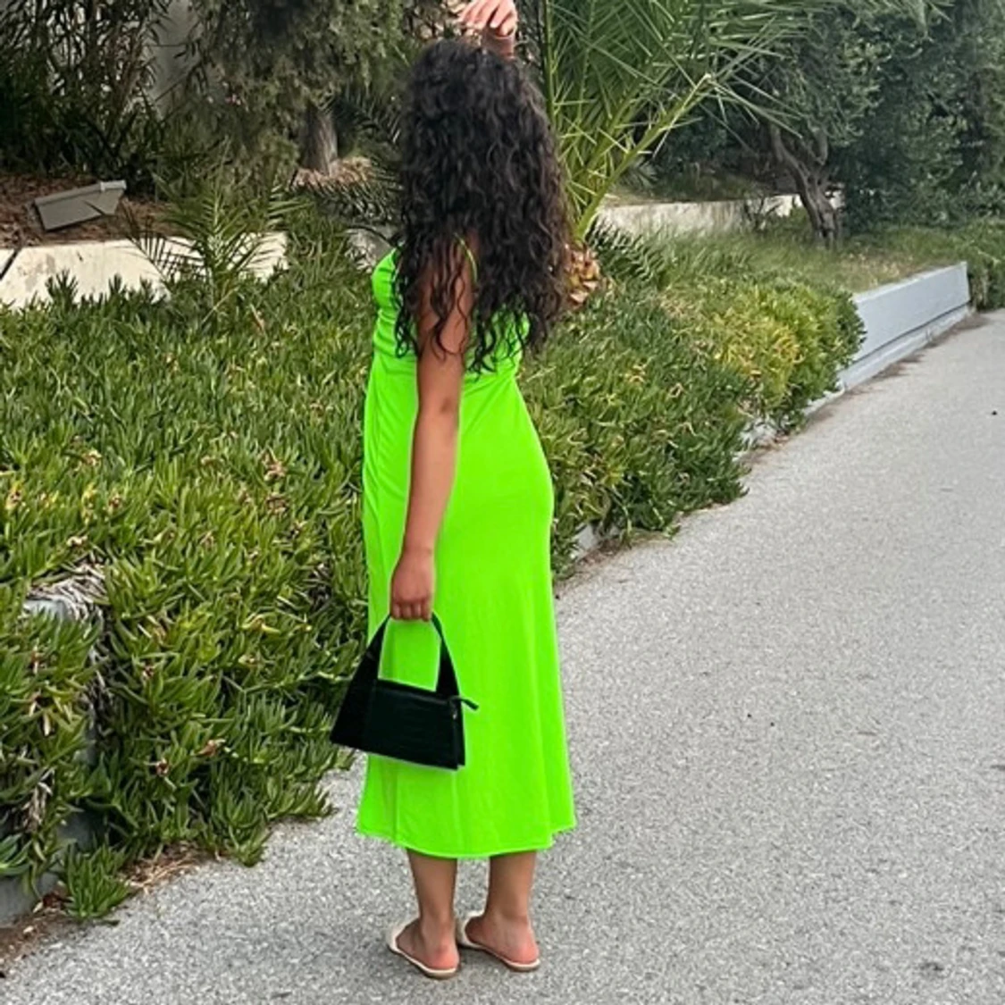 Neon grön klänning 💚 - 90