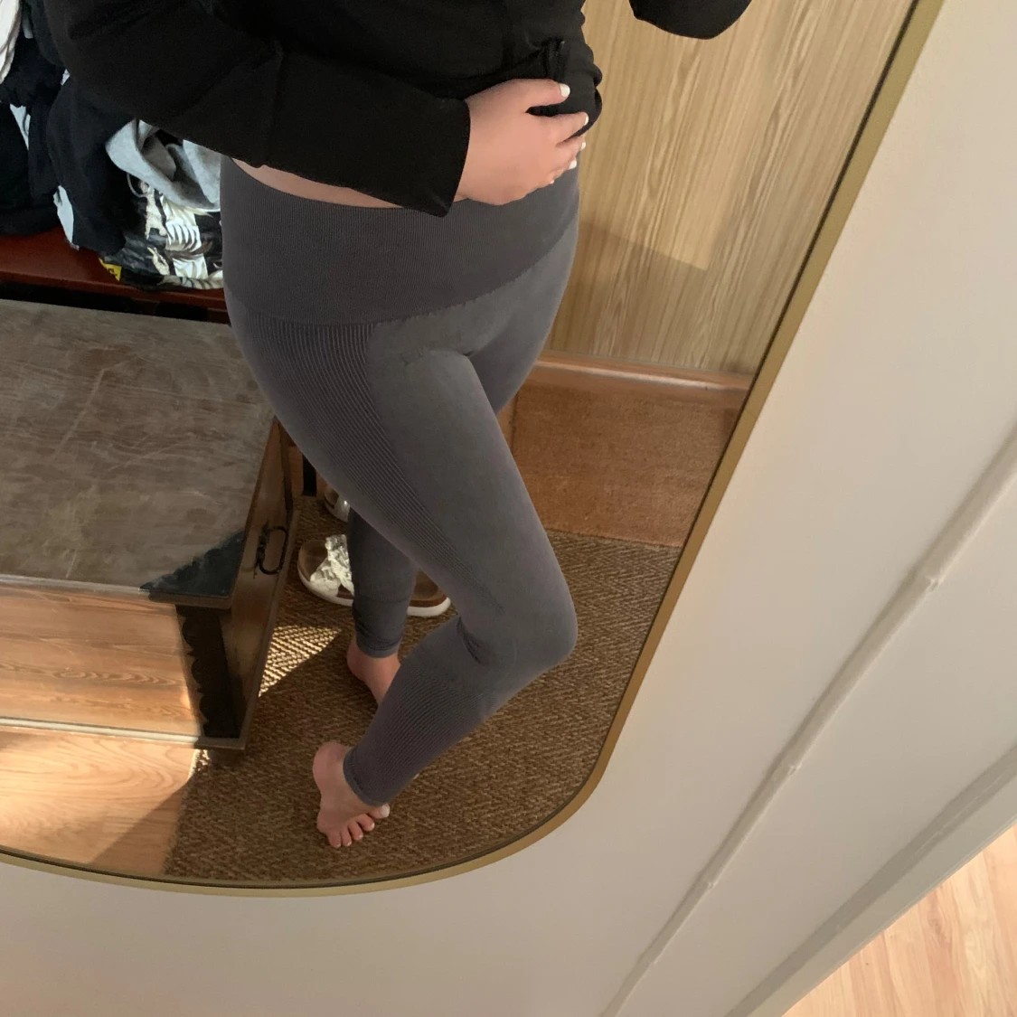 Grå träningstights  - 90