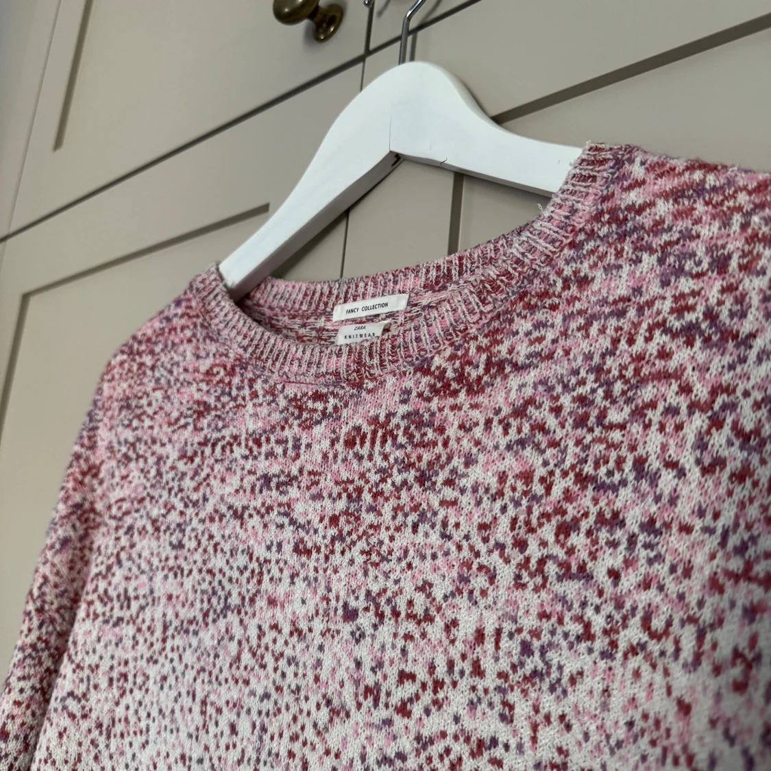 Stickad tröja från Zara🩷 - 90