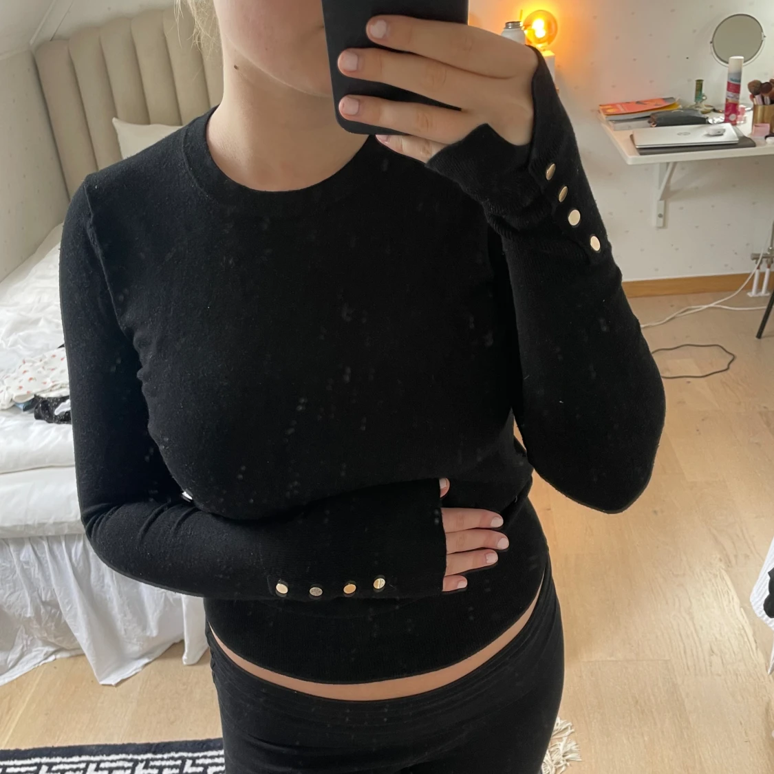 Finstickad tröja zara