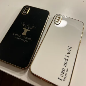 Två iPhone XS skal  - Två st iPhone XS skal, aldrig använda 🎀