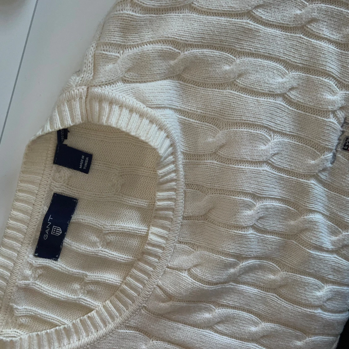 Gant kabelstickad tröja  - 90