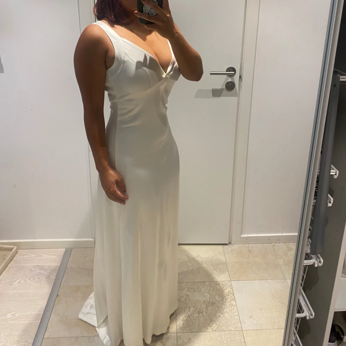 Vit balklänning  - 90