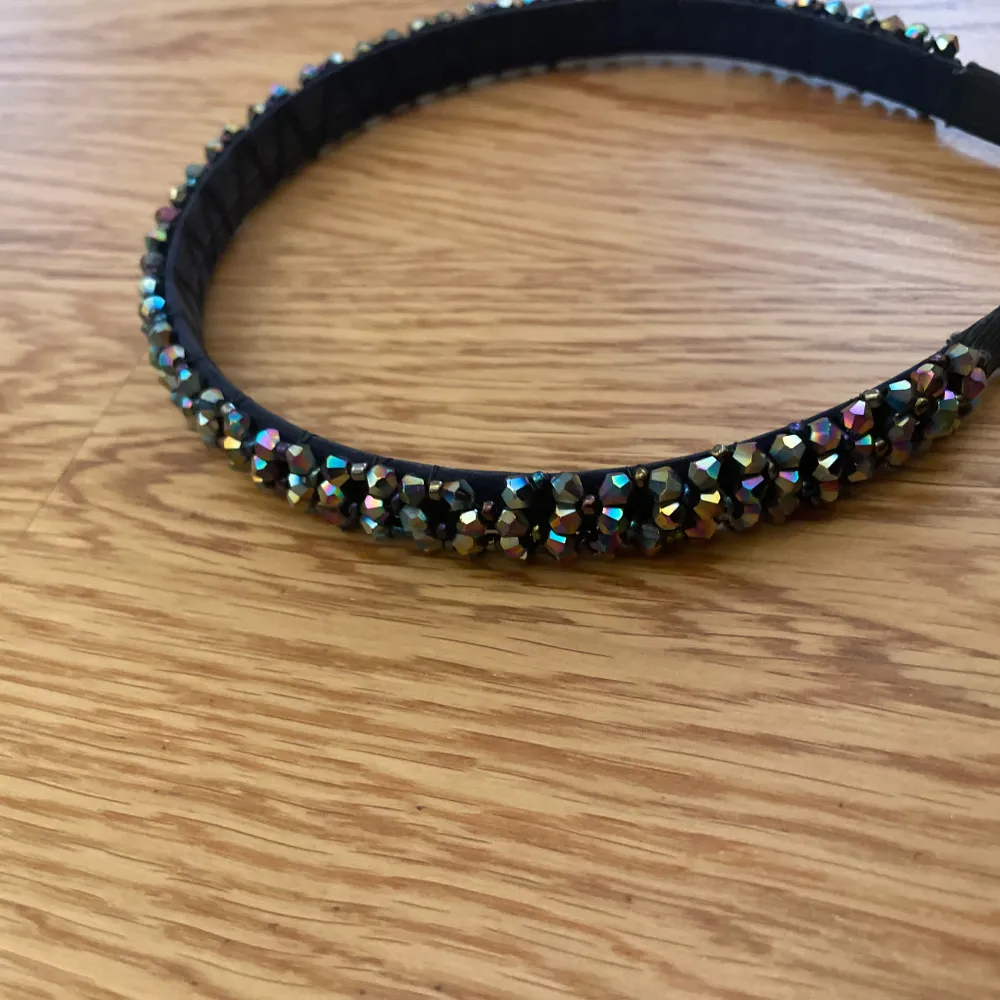 Marinblått Diadem/Hårband men glitter💞🤗. Accessoarer.