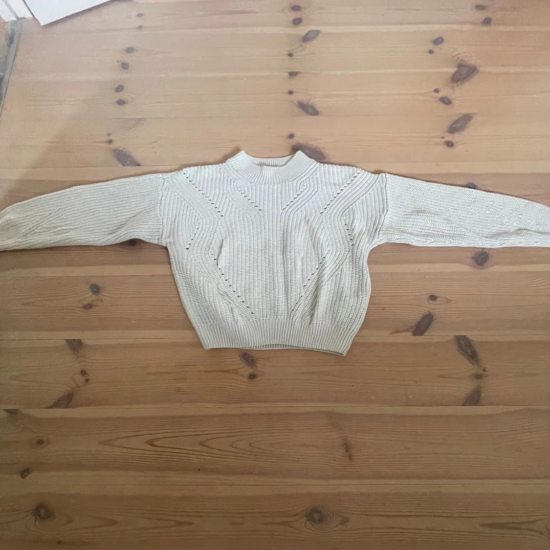 Höstig stickad tröja