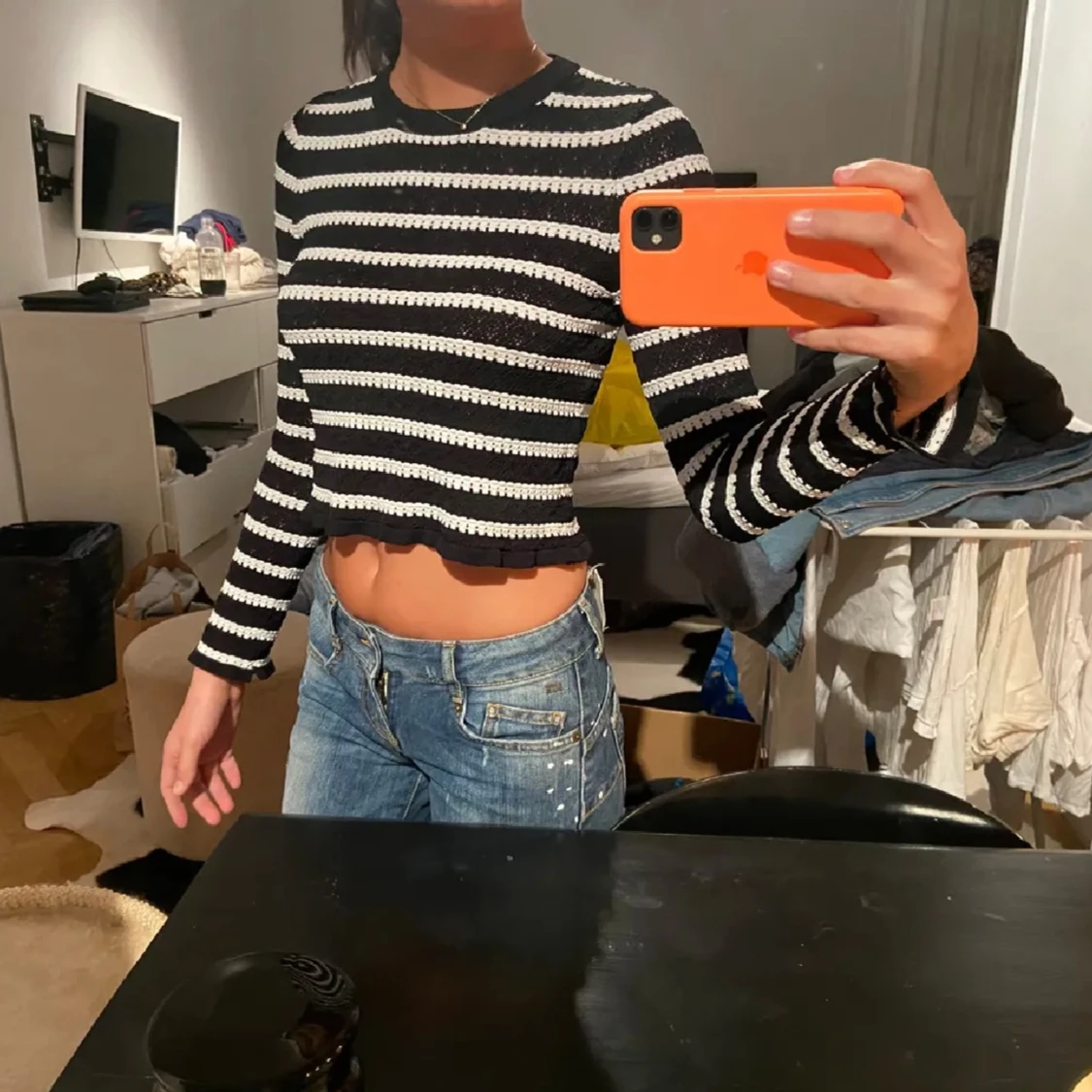 Stickad tröja  - 90