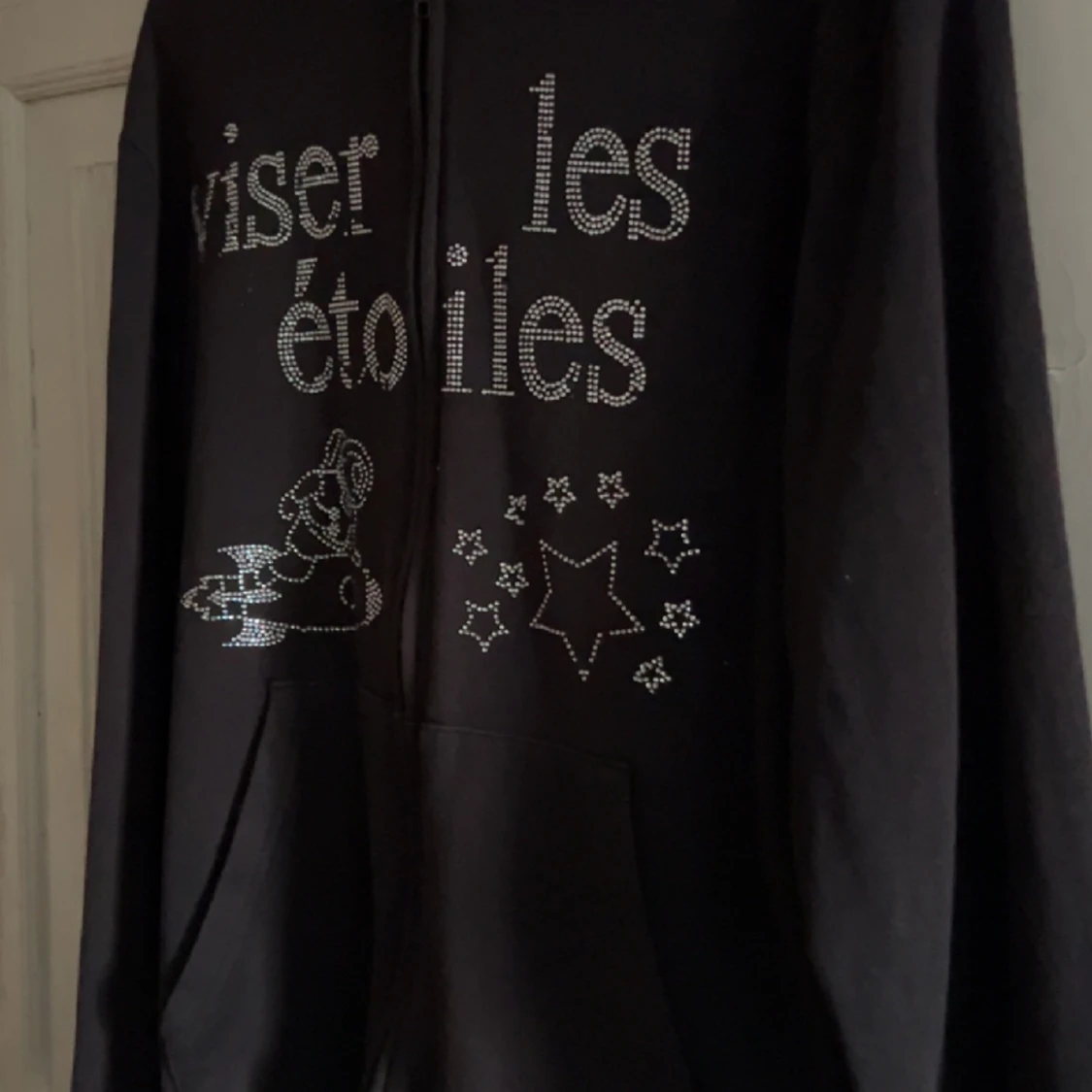 BlingLucid rhineshone zip hoodie