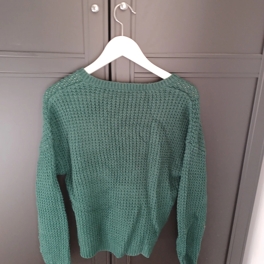 Stickad långärmad  - 90