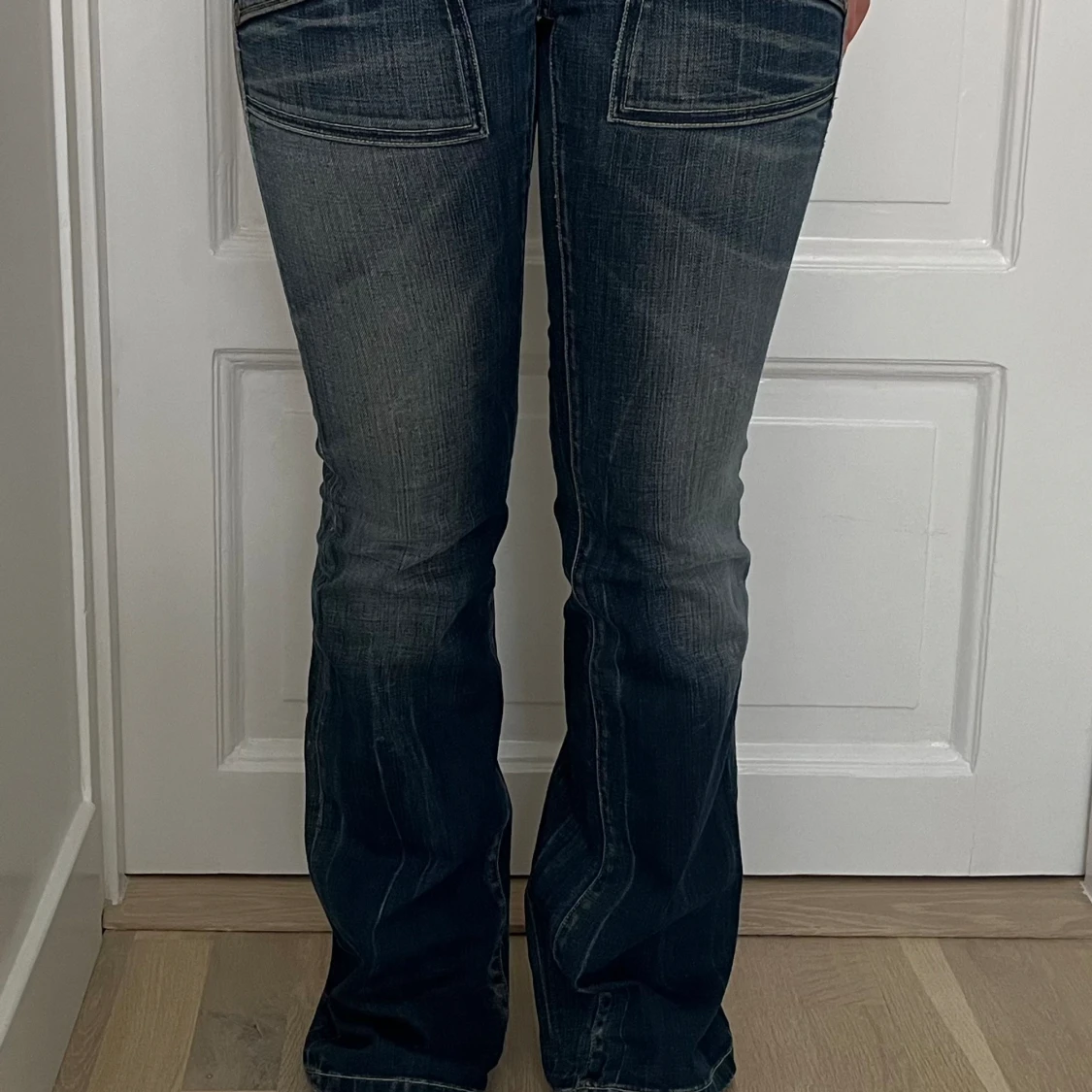 Tommy Hilfiger lågmidjade bootcut jeans - 92