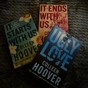 Colleen Hoover böcker - Säljer dessa 3 jättepopulära ch böckerna. helt nya, aldrig lästa eller ens öppnade. 50kr/st, 120kr för alla 