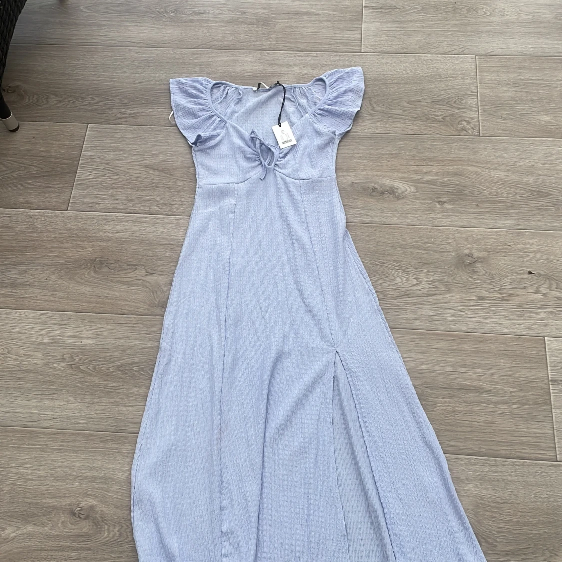 Ljusblå långklänning 