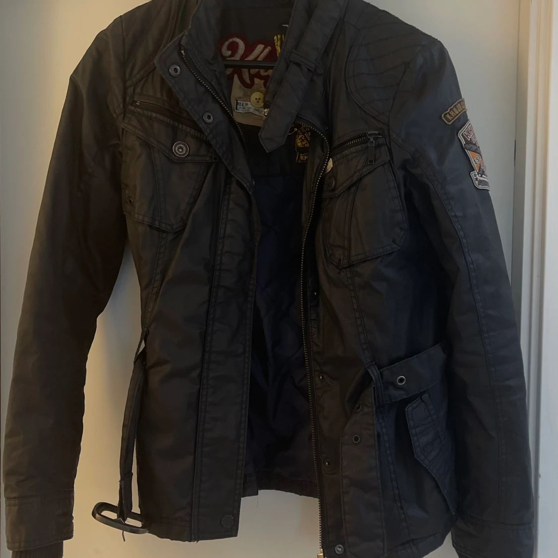 Biker Inspirerad Jacka  - 91