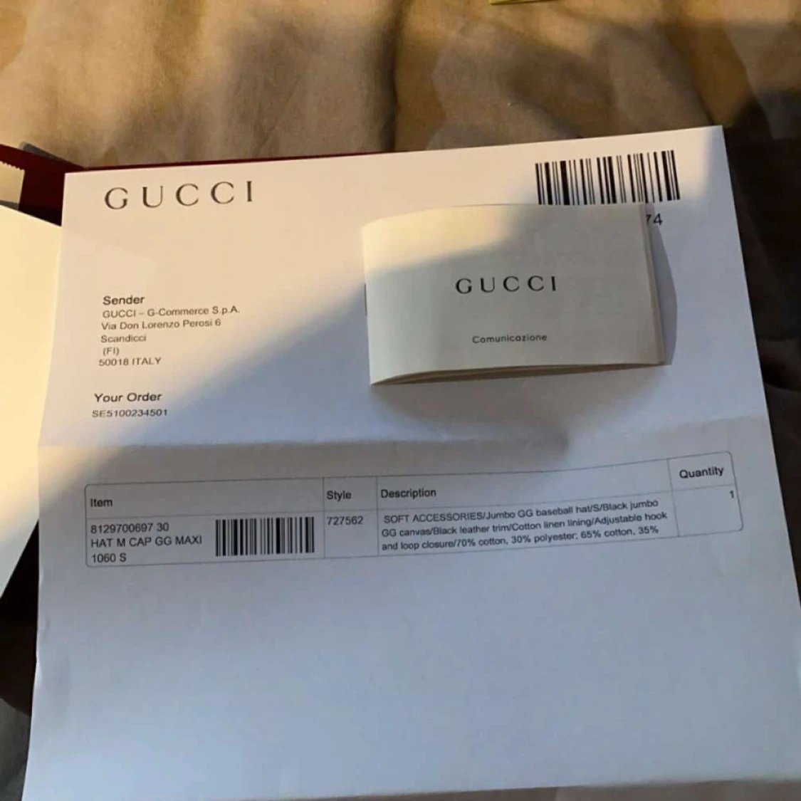 Gucci jumbo keps  - 93