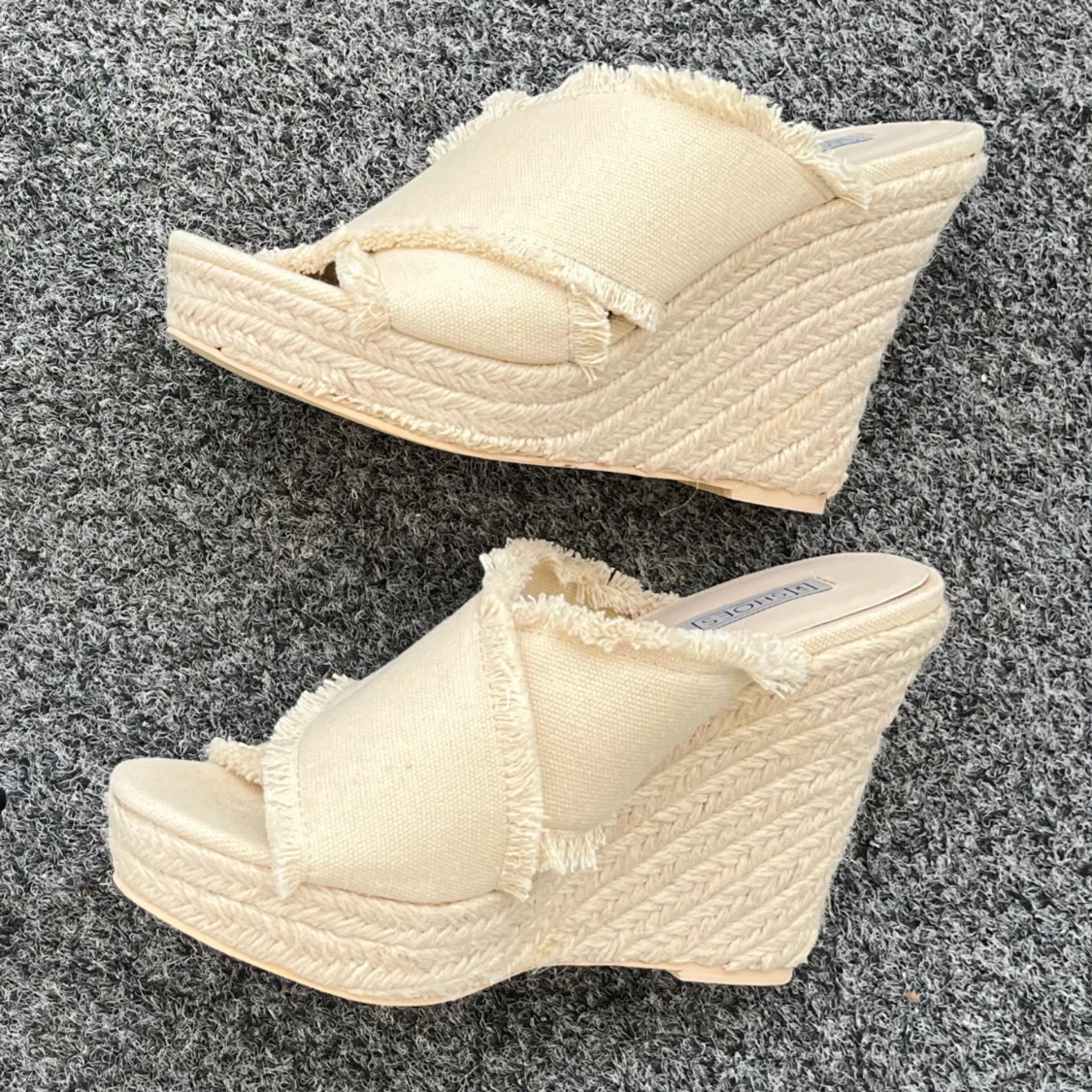 Flätade kilklackar  - 90